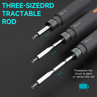 topteng Ratchet Screwdriver Set 50Nm Torque Ideal for Small Electronic Repairs