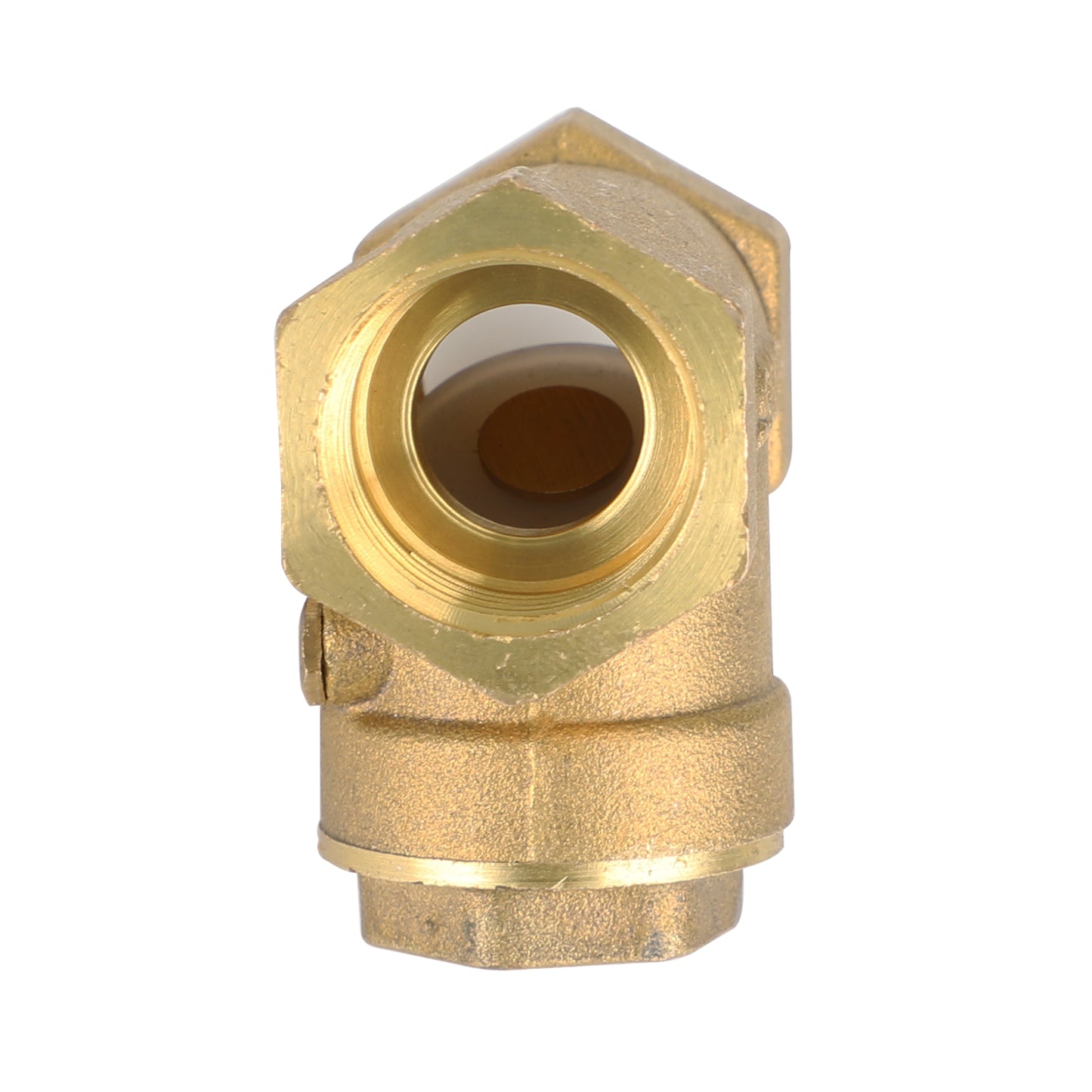 1/2" NPT Brass Water Oil Gas Swing Check Valve Threaded Plumbing Fitting