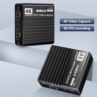 USB 3.0 Video Capture Card HDMI 4K Recording Box Game 1080P Video Recorder 60FPS