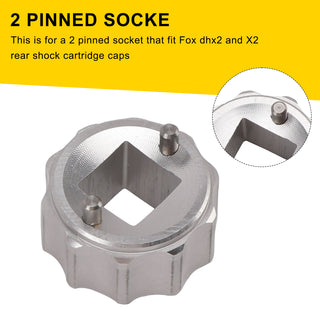 2016-2020 2 Pin Shock Cartridge Cap Tool/socket-Like #398-00-417 For Fox X2/DHx2