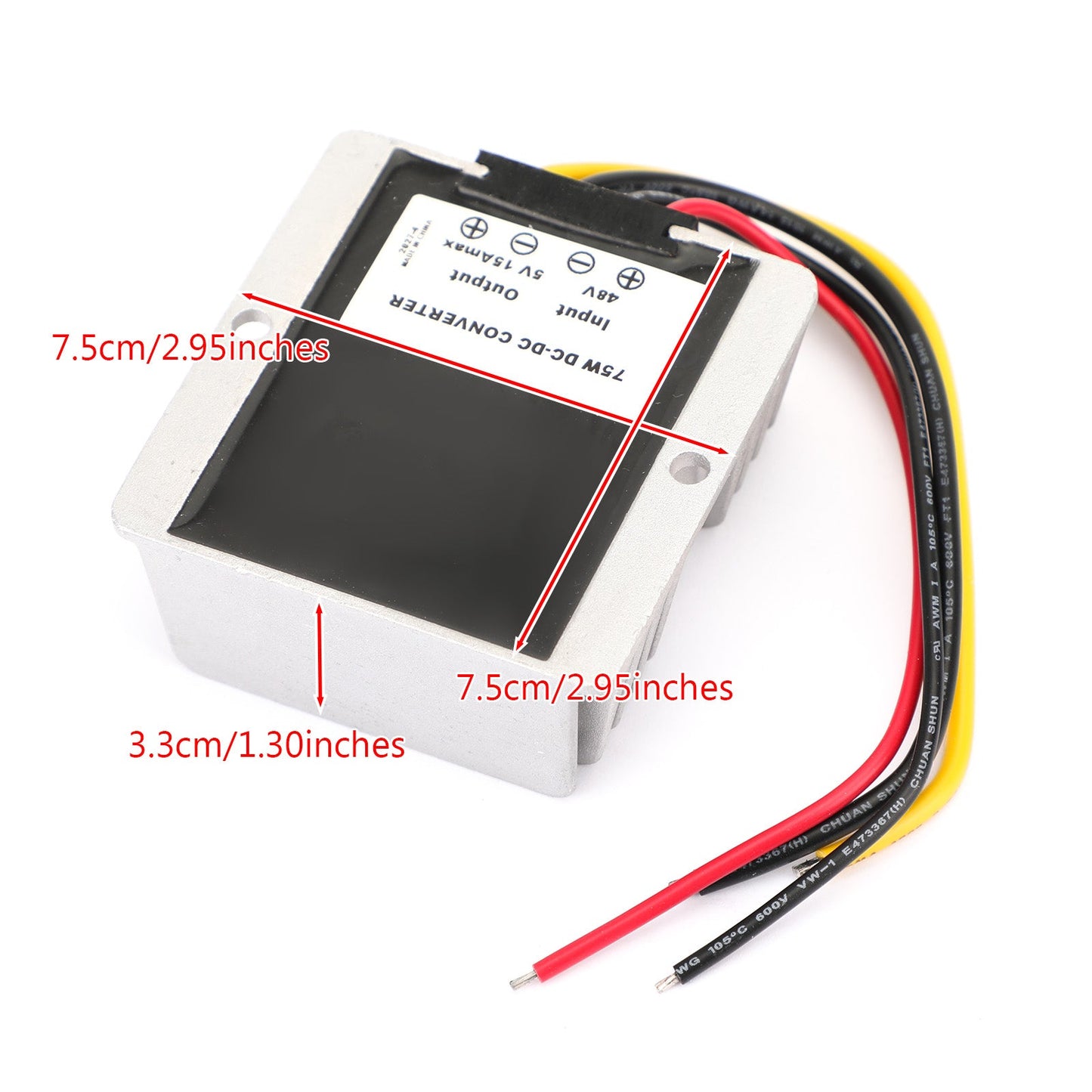 Areyourshop WaterProof 48V to 5V 15A Step Down DC/DC Power Converter Regulator Generic