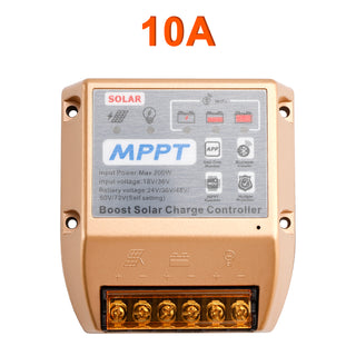 10A/20A/30A Boost MPPT Solar Controller 24V36V48V60V72V Mobile APP Smart Control