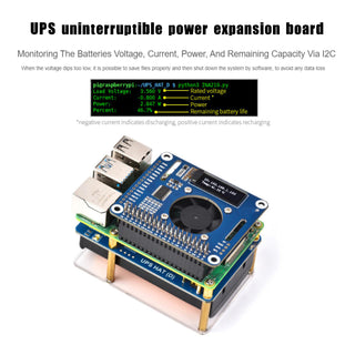 5V UPS HAT (D) Starter Kit For RPI Raspberry Pi Uninterruptible Power Supply