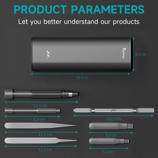 Precision Screwdriver Set 60-in-1, S2 Steel Bits for Phone, Laptop, Watch & DIY Repair