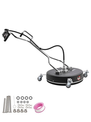 20" Whirl-A-Way Surface Cleaner – 4000 PSI, 8 GPM, Heavy-Duty Rotary Pressure Washer Attachment
