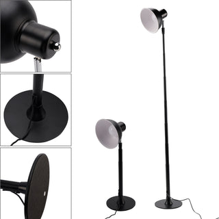 3 Colors Dimmable for Bedroom/Office-Walnut Adjustable LED Floor & Table Lamp