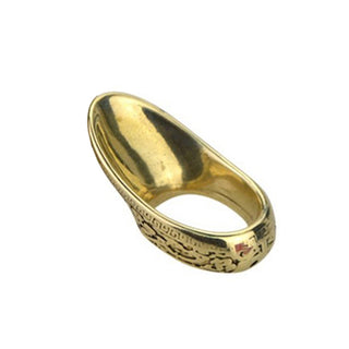 Archery 20mm Copper Thumb Ring Finger Guard Protector Gear Bow Hunting