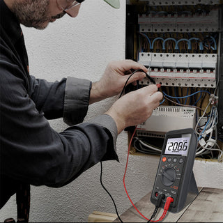 Digital Multimeter Tester - Auto-Ranging for AC/DC Voltage, Current, Resistance, Continuity