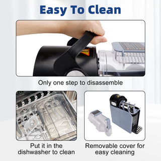 AC120V 2L Slushy Machine No Ice Needed Frozen Drink Maker 5 Preset Programs