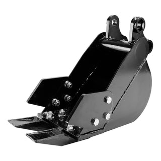 2-Teeth Trenching Bucket For Mini Excavator Attachment Narrow Rock Bucket 200mm