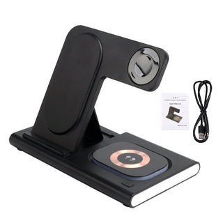 4 in 1 Charger Stand Multiple Devices Wireless Charger iPhone Charging Station