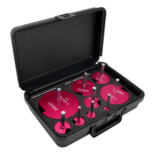 9Pcs PVC Pipe Reamer Plastic PVC Pipe Fitting Reamer Plumbing Tools Kit Fit