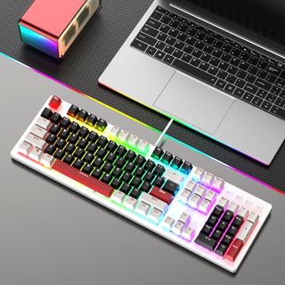 104Key Wired Mechanical Linear Switch Gaming Keyboard Hot-Swappable Customizable