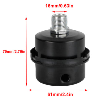 2Pcs Compressor Air Intake Filter 3/8" 16Mm Paper Air Compressor Part