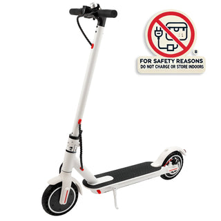 8.5" Folding Electric Scooter With app 350W 35KM Range 30km/h City Commute White
