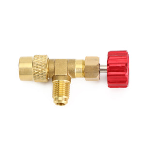 Refrigeration Charging Valve Adapter 1/4" SAE Male to 5/16" SAE Famale