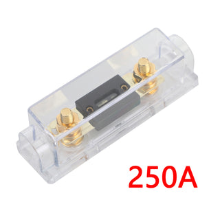 1 in 1 Out ANL Transparent Fuse Holder w/Multi-A Fuse Piece Car Audio Fuse Block