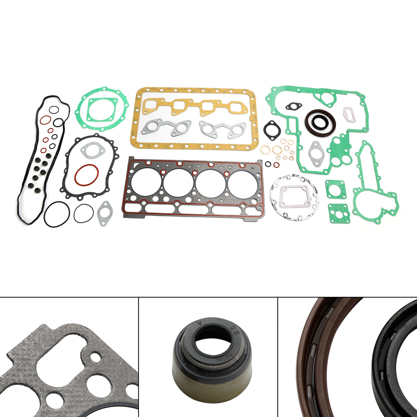 Fit For Kubota V2403 Engine Cylinder Head Complete Cylinder Gasket Kit Set Generic