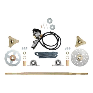 Various ATV Quad Go Kart Rear Live Axle Kit Sprocket Brake Wheel
