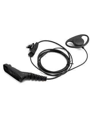 8268-614-D Type Large Earhook Headset For XPR6350 XiRP8208 DP3401 DGP6150 GP338D