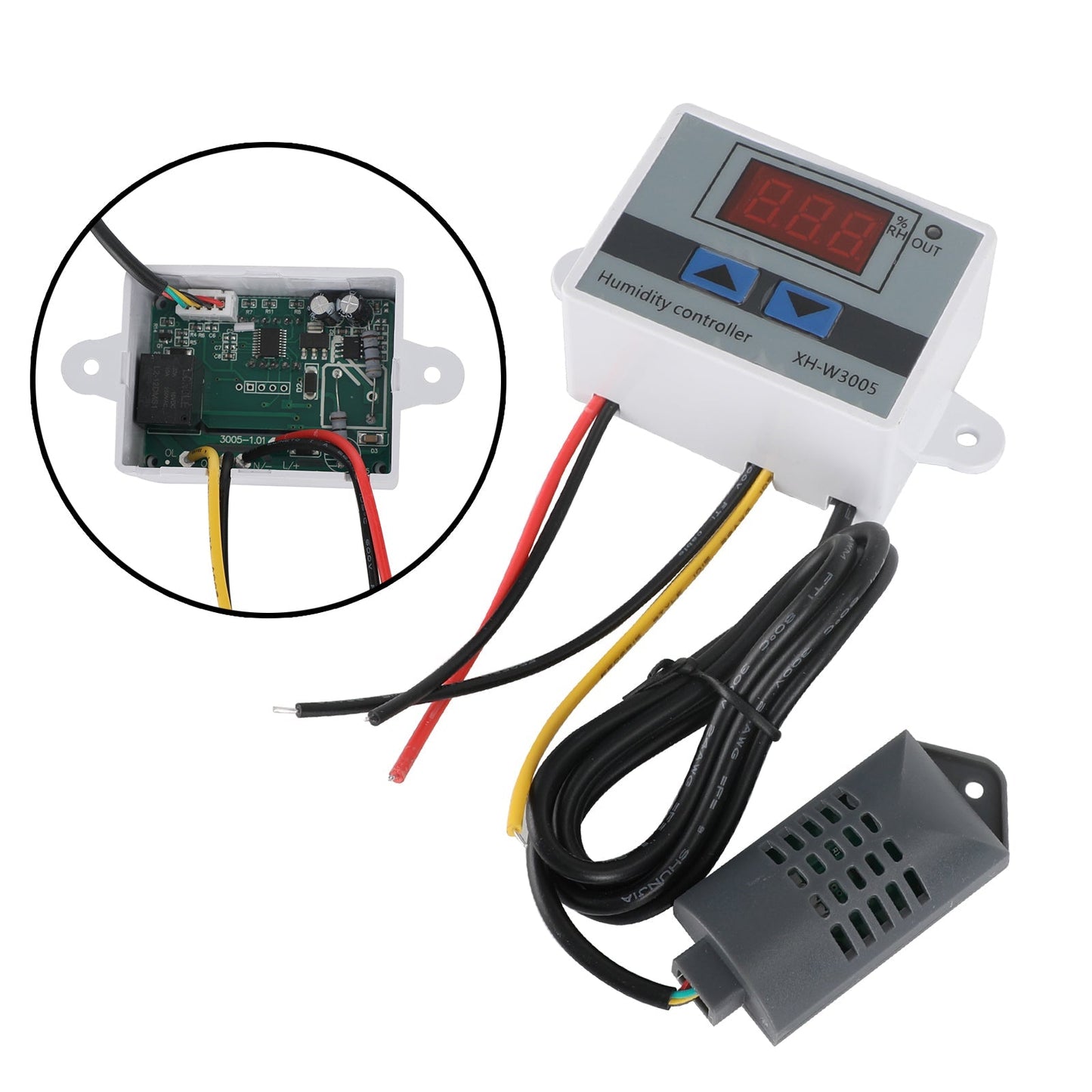 XH-W3005 Dc 12V 120W Led Digital Humidity Controller Hygrometer Switch Sensor Generic