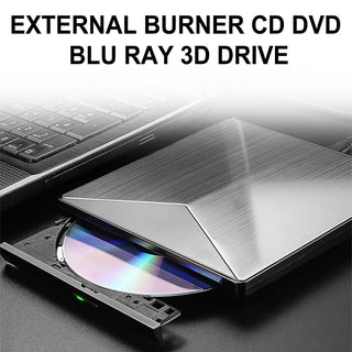 BD Burner  External USB 3.0 Slot In DVD RW BD Writer Portable Drive