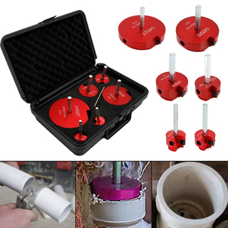 6 Piece 04529 For PPRK6 Plastic Pipe Fitting Reamer Kit For1/2" Drills