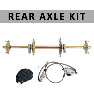 Various ATV Quad Go Kart Rear Live Axle Kit Sprocket Brake Wheel