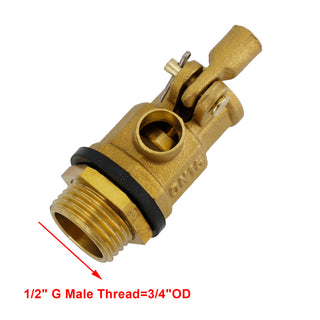 1/2 inch Thread Float Ball Valve Floating Ballcock Stainless Steel Fittings