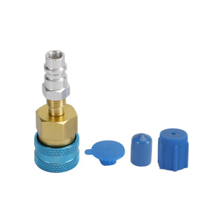 1/4" SAE Low Side Quick Coupler Hose Adapter Fitting Connector