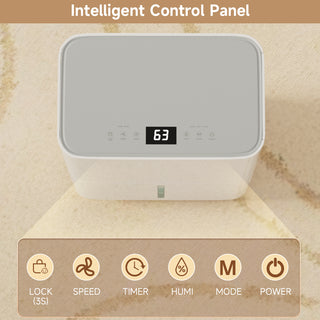 Dehumidifier for Basement and Large Room, 26 Pints Dehumidifiers for Home with Drain Hose, Intelligent Humidity Control Ideal for RV, Bathroom, Bedroom