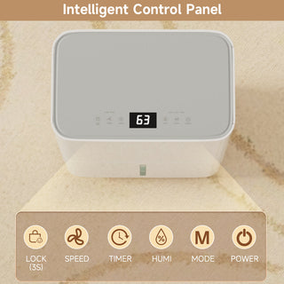 Dehumidifier for Basement and Large Room, 26 Pints Dehumidifiers for Home with Drain Hose, Intelligent Humidity Control Ideal for RV, Bathroom, Bedroom