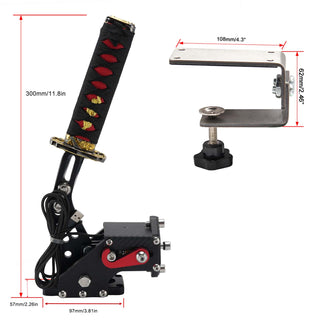 14Bit PC USB3.0 SIM Handbrake with Sword Hilt for Racing Games Steering Wheel Stand G27/G29 G920 PC WINDOWS