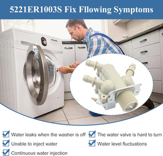 LG 5221ER1003S Cold Water Valve for Washing Machine – Replacement