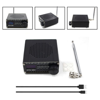 Upgraded ATS-20+ Radio Receiver FM AM (MW & SW) SSB (LSB & USB) With Battery