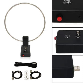 GA-800 Active Loop Antenna Shortwave Antenna 10KHz-159MHz HF Antenna for Radios