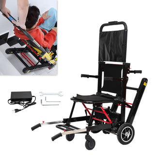 Powered Stair Climbing Wheelchair – Large Wheels, Caregiver Operated