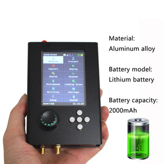 3.2" Portapack H2 1MHz-6GHz SDR Software Defined Wireless Black