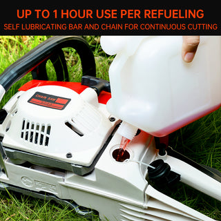 Gasoline Chainsaw – 62CC 52Cc, 2 KW- Sawing Cutting Pruning and Trimming Wood Powered Engine 2 Cycle