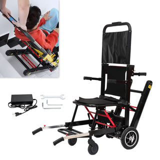 Topteng Climbing Wheelchair Motorized Large Wheel For Stair Lifting Chair Elevator Disabled