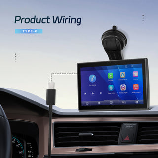 7-inch Full Touch Screen Apple CarPlay Android Auto Switching Display Camera