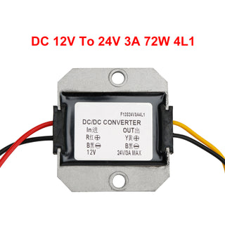 Waterproof DC 12V to 24V 1-20A Step-Up Power Supply Converter Regulator