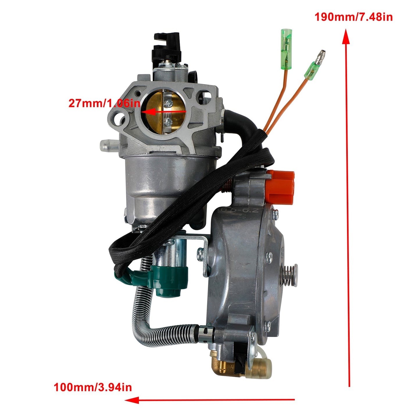 LPG NG Dual Fuel Carburetor For Harbor Freight Predator 6500 5500 8250 Generator Generic