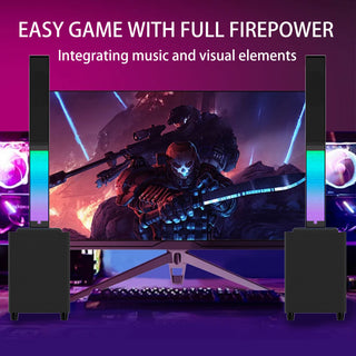 Bluetooth Speaker 2.1 Subwoofer RGB Detachable TWS Wireless Karaoke Home Theater