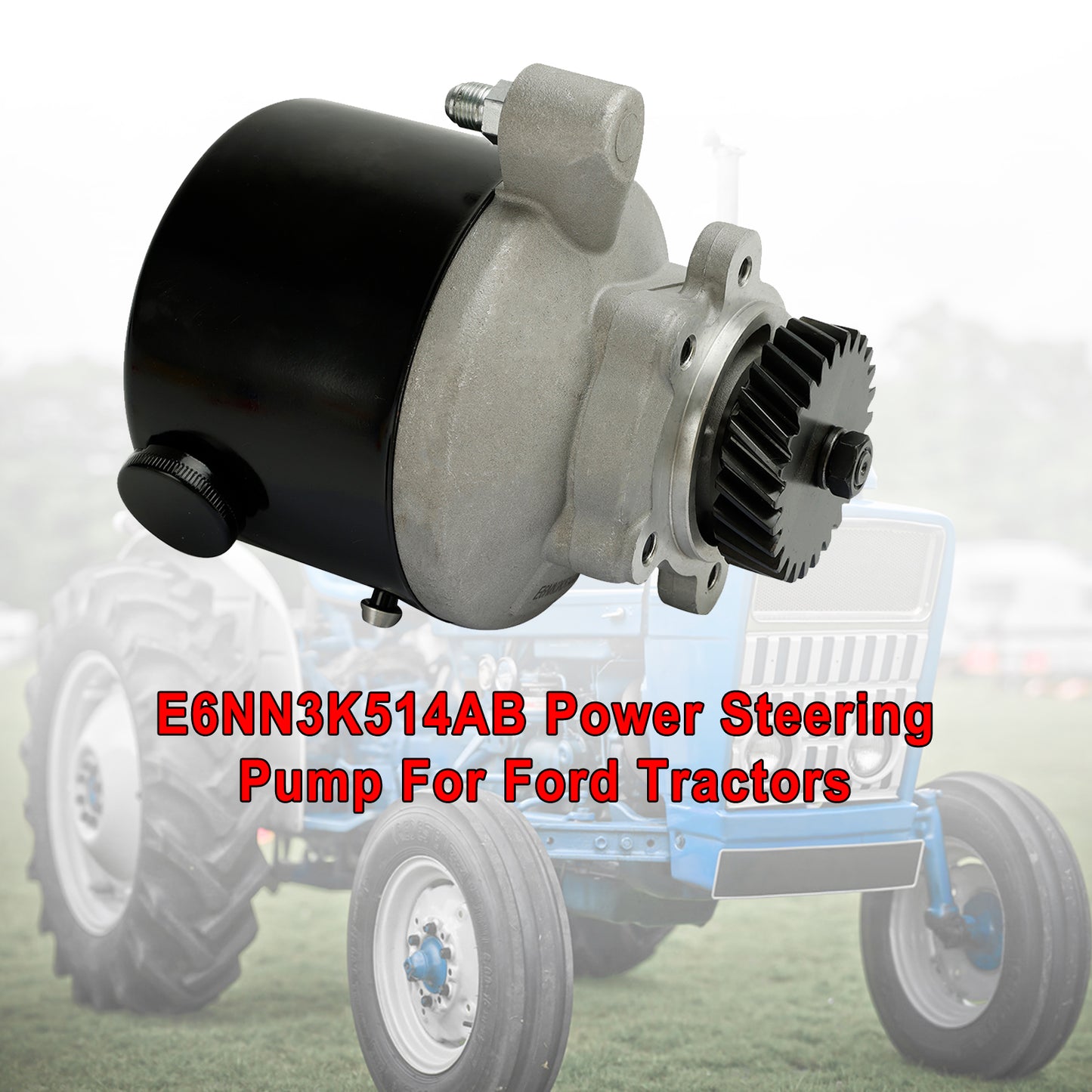 E6NN3K514AB Power Steering Pump For Ford Tractors 5110 5610 6610 7610 Generic