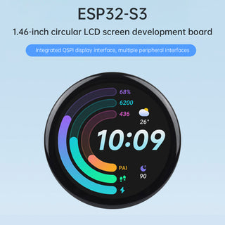 ESP32-S3 1.46-inch Circular Touch Screen Development Board Supports AI Xiaozhi