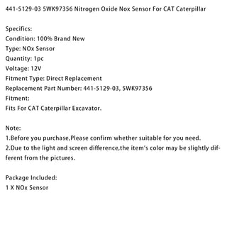 441-5129-03 5WK97356 Nitrogen Oxide Nox Sensor For CAT Caterpillar