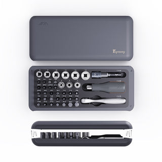 topteng Polycarbonate and Alloy Steel 41-Pieces Mini Ratchet and Screwdriver Set