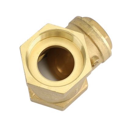 1-1/2" Female Thread Brass Horizontal DN15 One-Way Non-Return Swing Check Valve