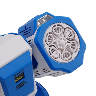 Rechargeable Bubble Machine With Light 360°Rotation Remote Control Outdoor Event